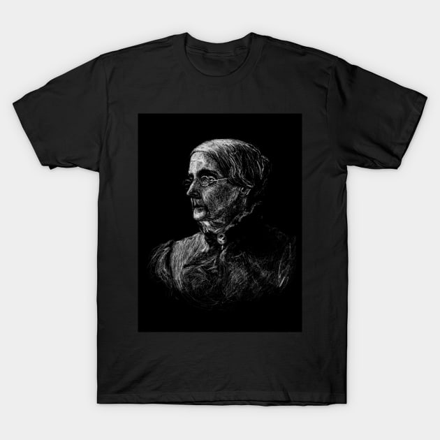 Susan B. Anthony T-Shirt by joshthecartoonguy